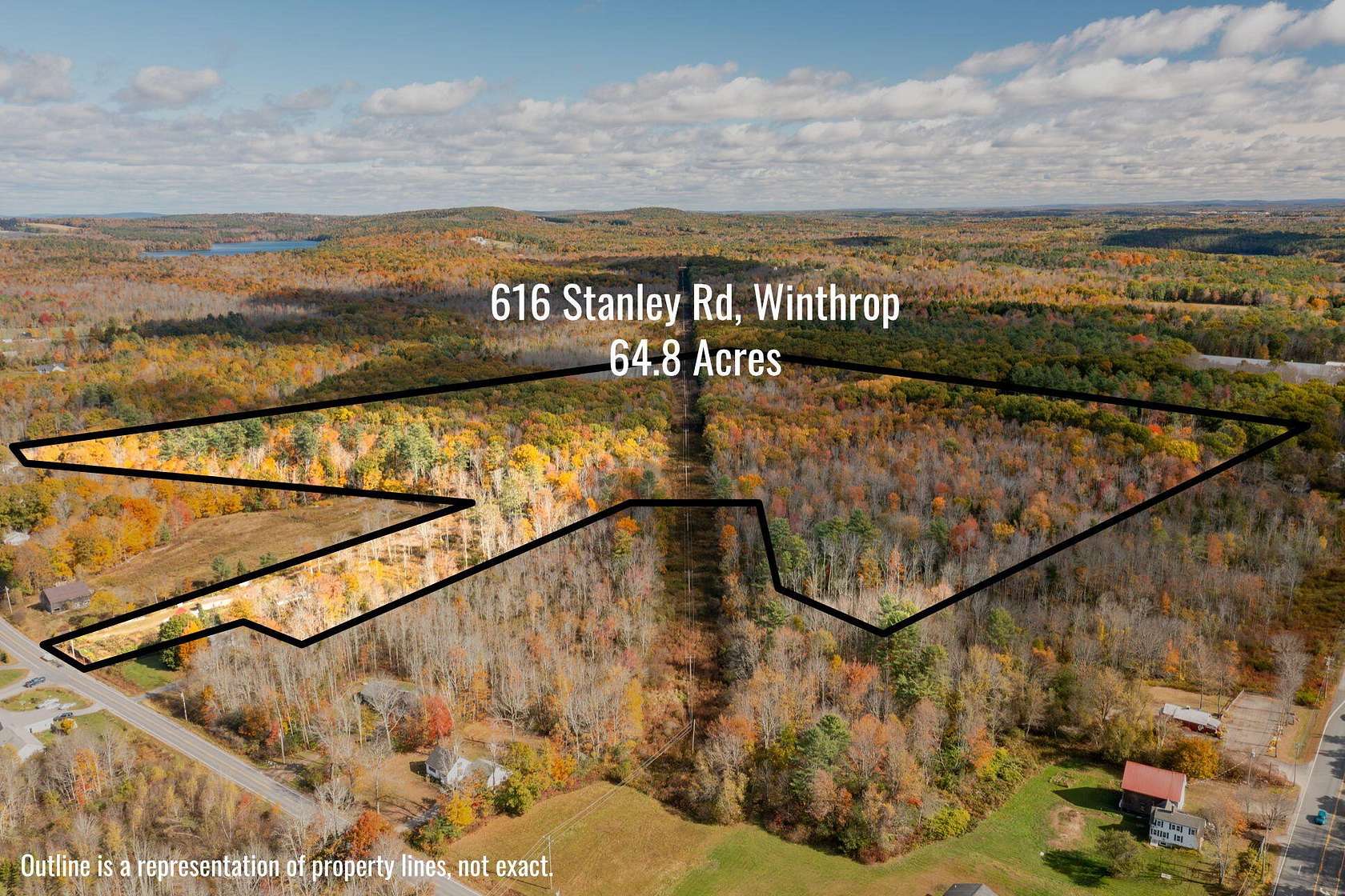 64.81 Acres of Land for Sale in Winthrop, Maine