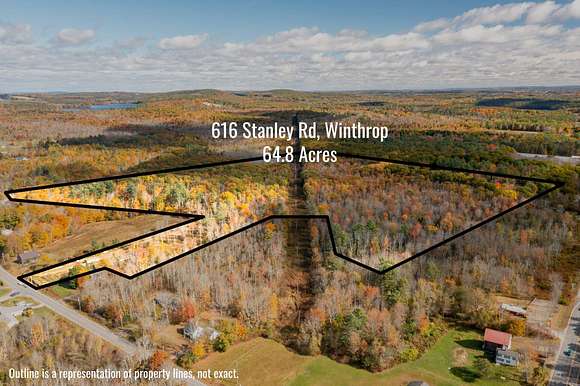 64.81 Acres of Land for Sale in Winthrop, Maine