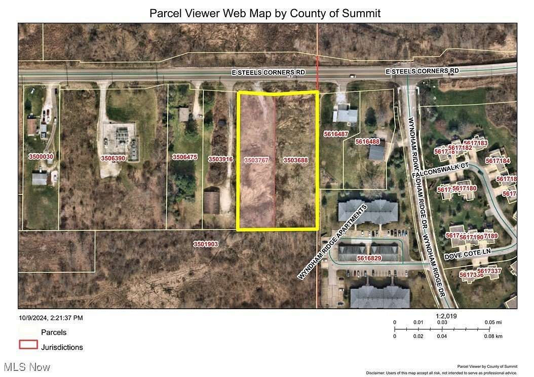 1.658 Acres of Commercial Land for Sale in Cuyahoga Falls, Ohio