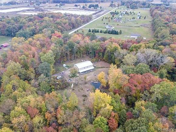 49 Acres of Recreational Land with Home for Sale in Maybee, Michigan