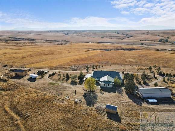 140 Acres of Agricultural Land with Home for Sale in Roberts, Montana