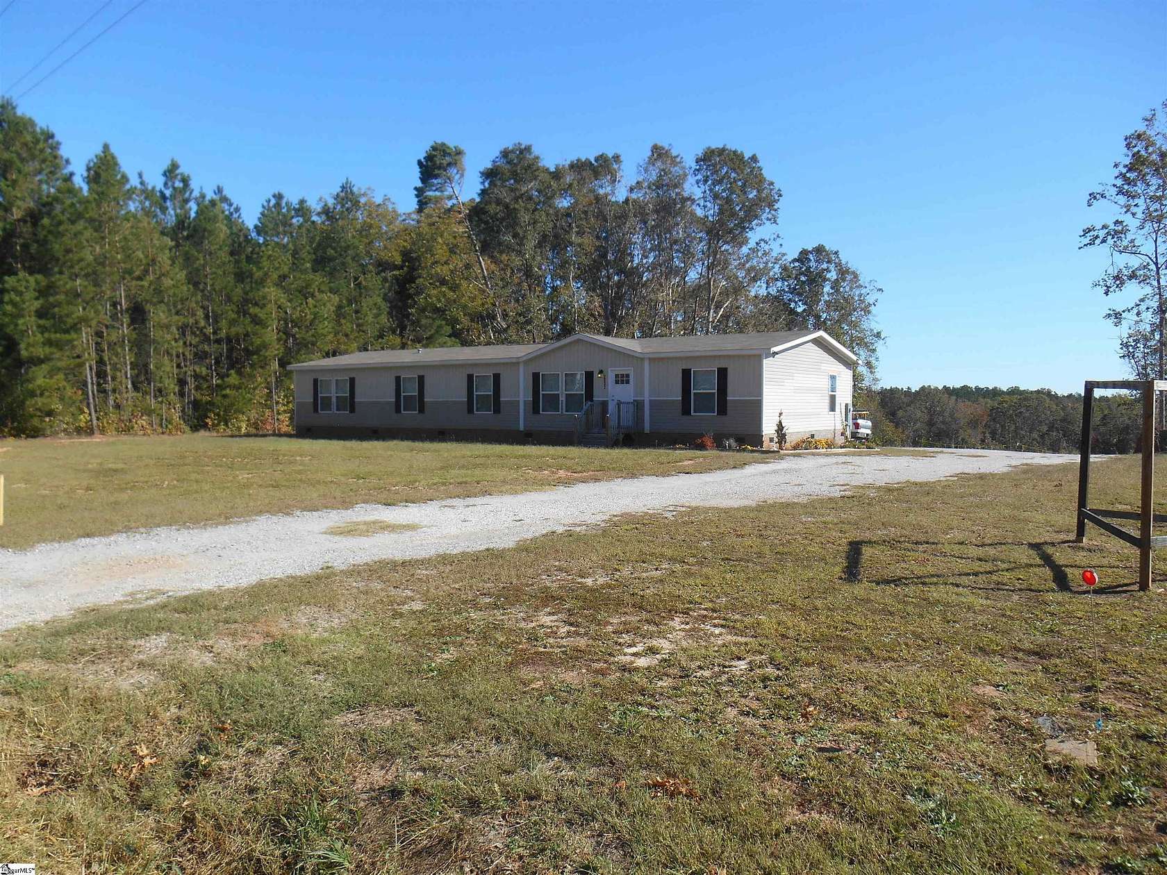 20 Acres of Recreational Land with Home for Sale in Laurens, South Carolina