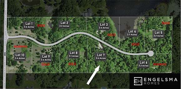 2.6 Acres of Residential Land for Sale in Ada, Michigan