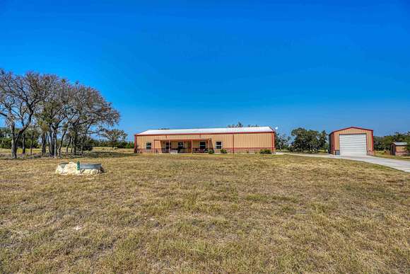 5 Acres of Residential Land with Home for Sale in Lampasas, Texas