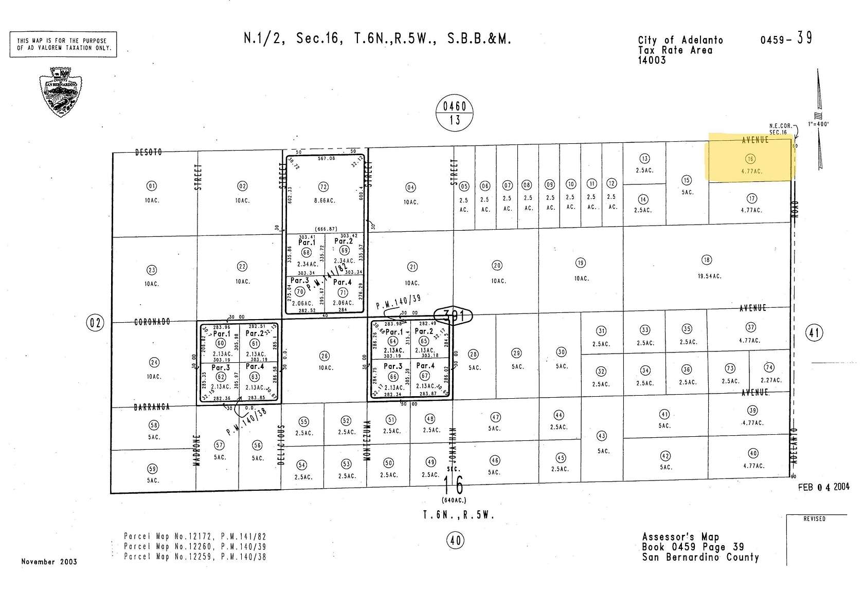 Land for Sale in Adelanto, California