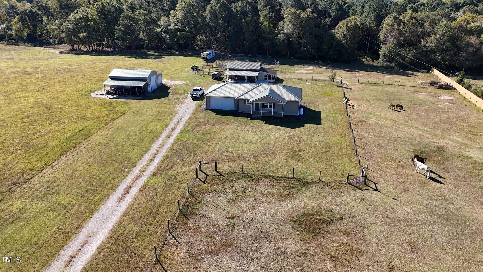 8.75 Acres of Land with Home for Sale in Carthage, North Carolina