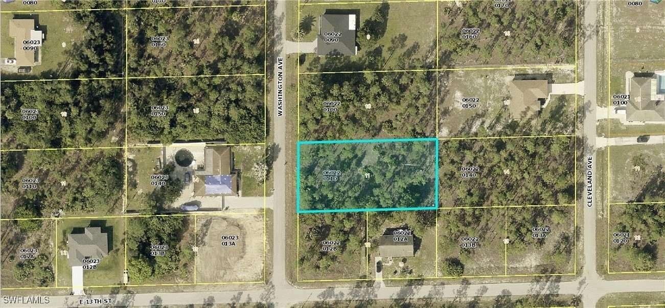 0.506 Acres of Residential Land for Sale in Lehigh Acres, Florida