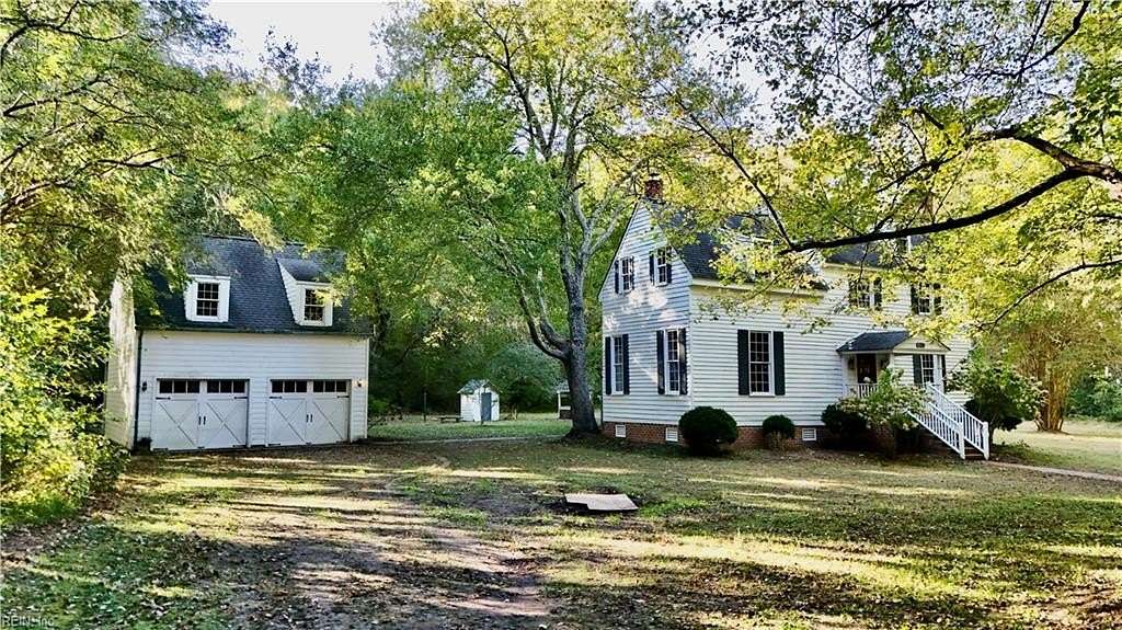 12.9 Acres of Land with Home for Sale in Mathews, Virginia