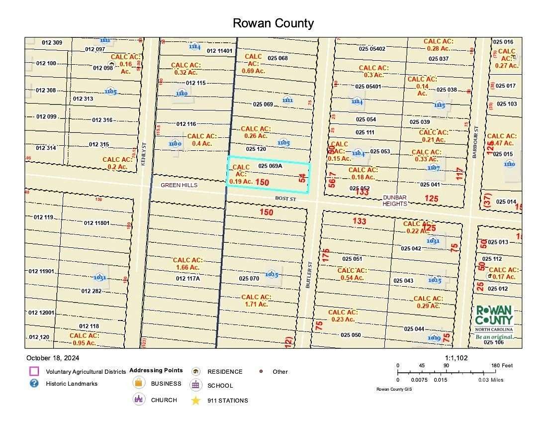 0.18 Acres of Land for Sale in Salisbury, North Carolina