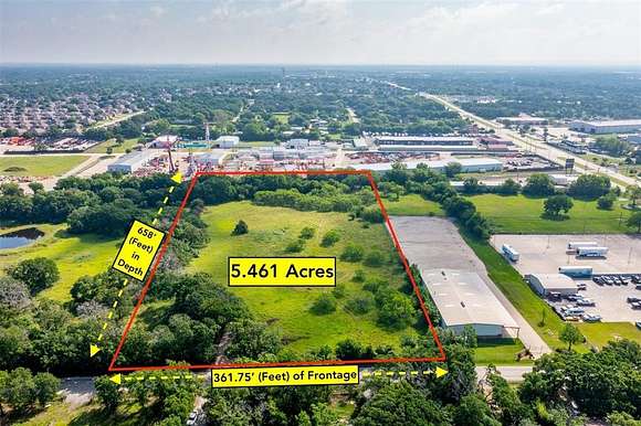 5.461 Acres of Commercial Land for Sale in Mansfield, Texas