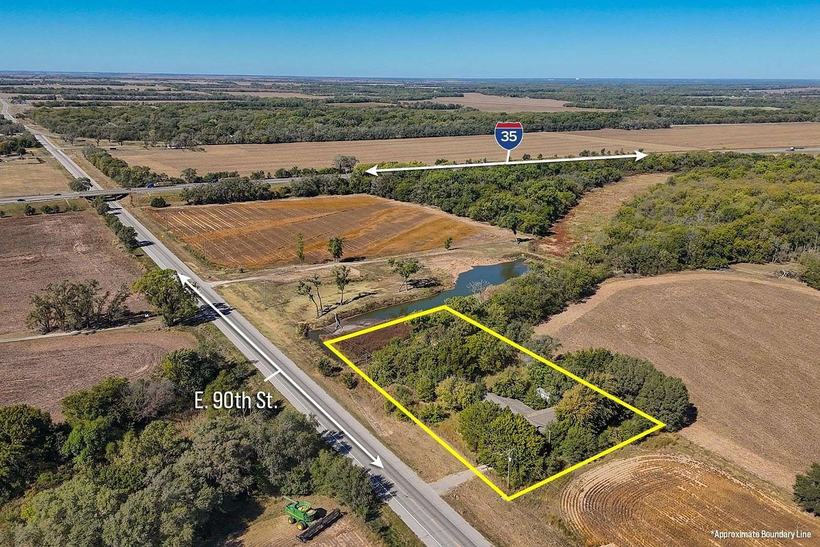 2 Acres of Residential Land with Home for Sale in Belle Plaine, Kansas