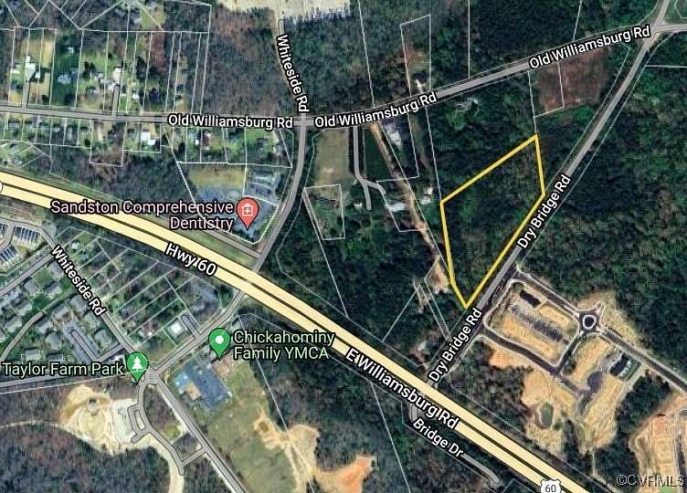 5.307 Acres of Commercial Land for Sale in Sandston, Virginia