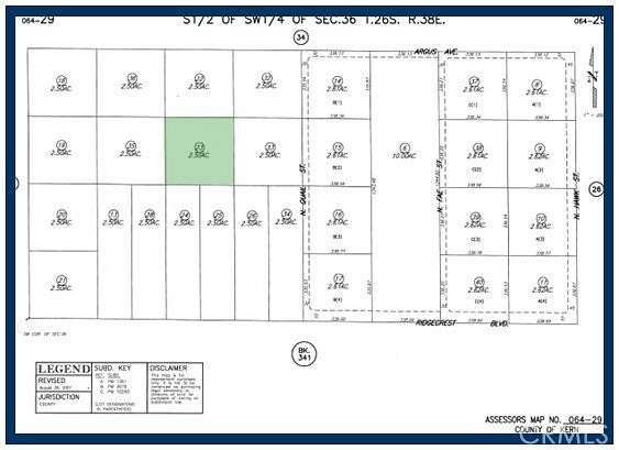 2.5 Acres of Land for Sale in Inyokern, California