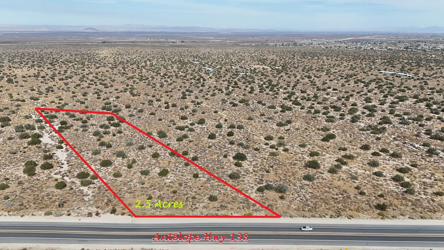 2.538 Acres of Land for Sale in Llano, California