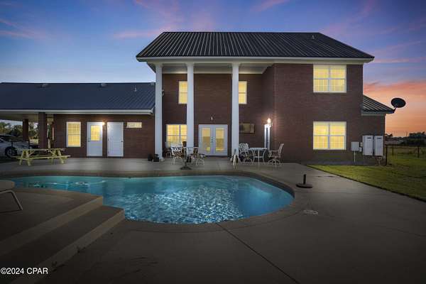 10.5 Acres of Land with Home for Sale in Greenwood, Florida