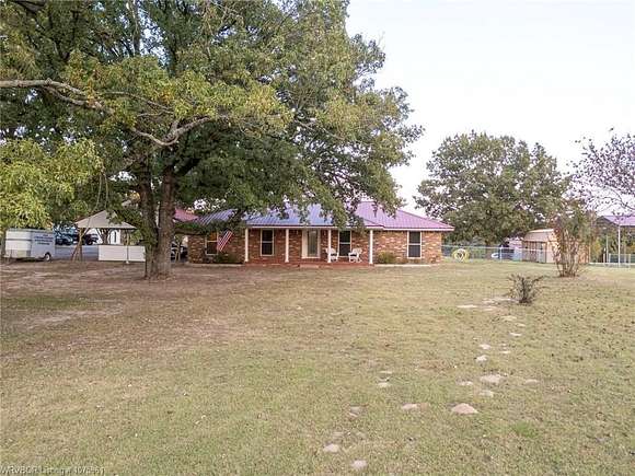 2.75 Acres of Residential Land with Home for Sale in Spiro, Oklahoma