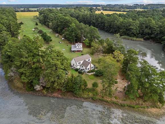 67 Acres of Agricultural Land with Home for Sale in Accomac, Virginia