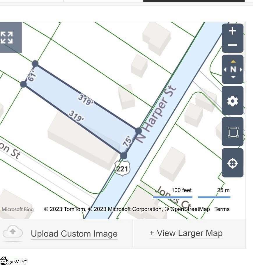 0.5 Acres of Commercial Land for Sale in Laurens, South Carolina