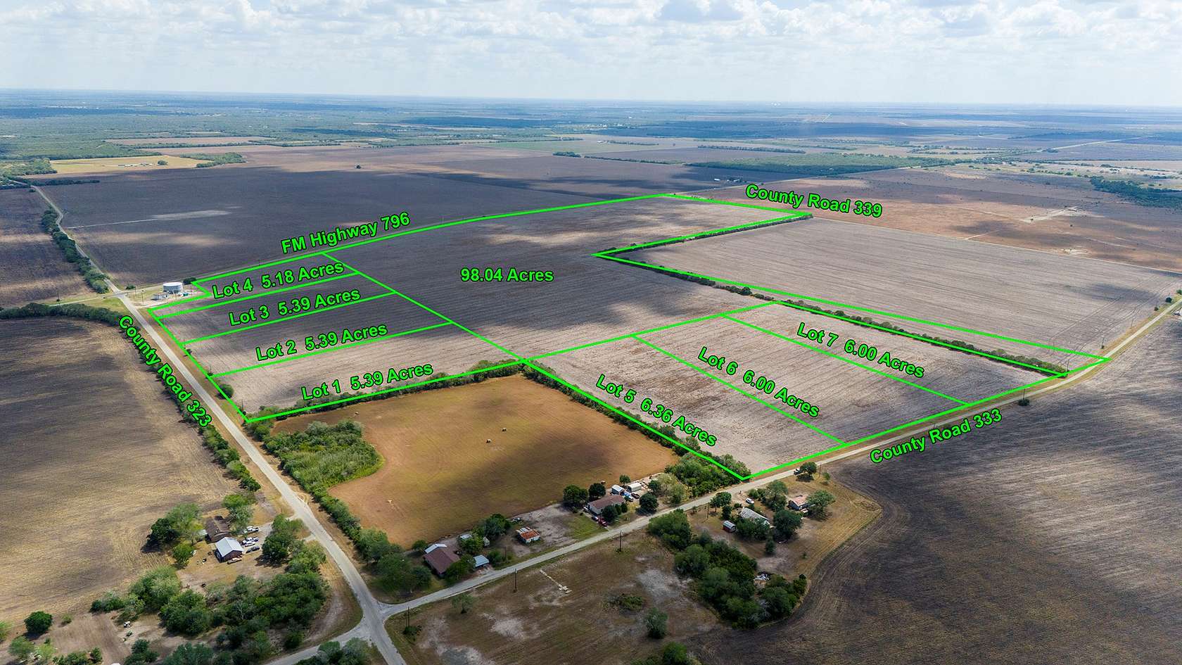 6.36 Acres of Land for Sale in Beeville, Texas