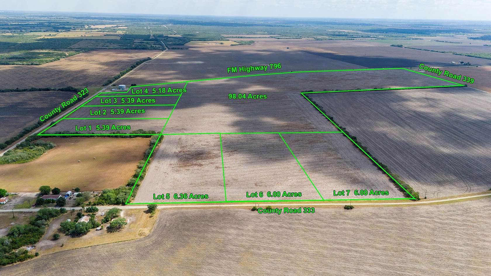 6.36 Acres of Land for Sale in Beeville, Texas