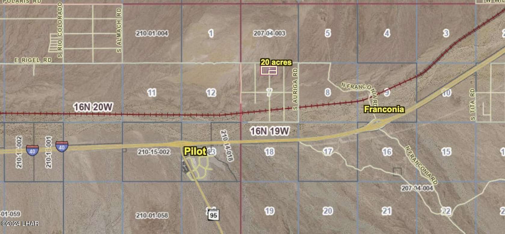 20 Acres of Agricultural Land for Sale in Yucca, Arizona