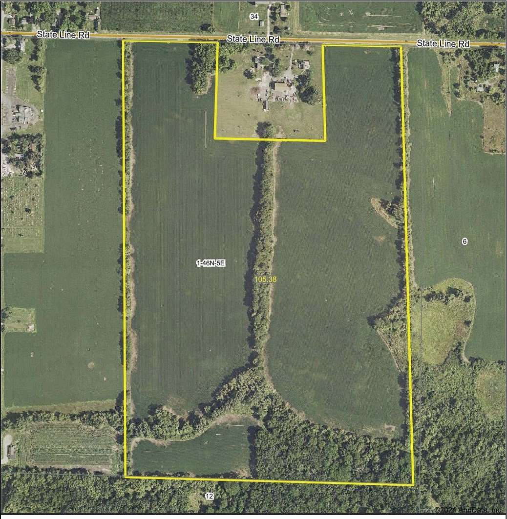 105.75 Acres of Land for Sale in Harvard, Illinois