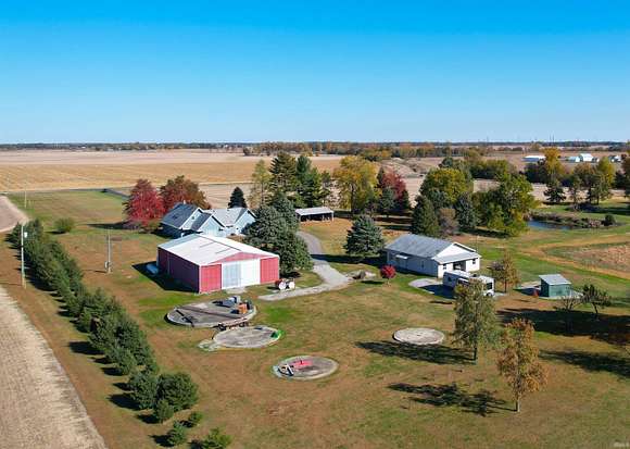 5 Acres of Land with Home for Sale in Monon, Indiana