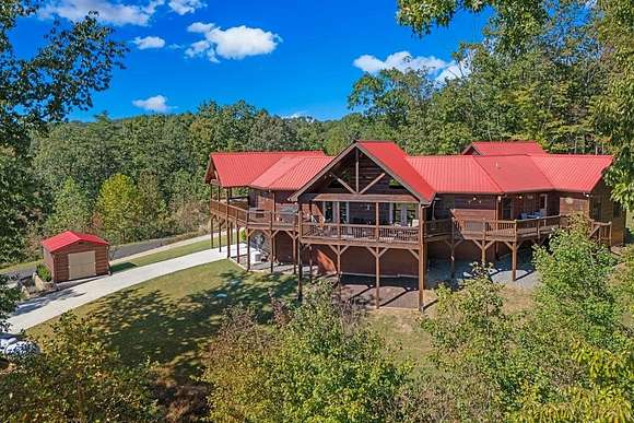 6.21 Acres of Residential Land with Home for Sale in Ellijay, Georgia