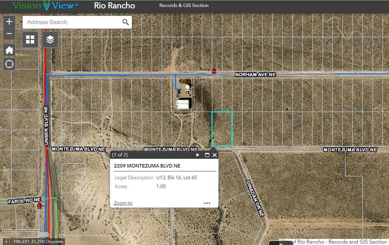 1 Acre of Land for Sale in Rio Rancho, New Mexico