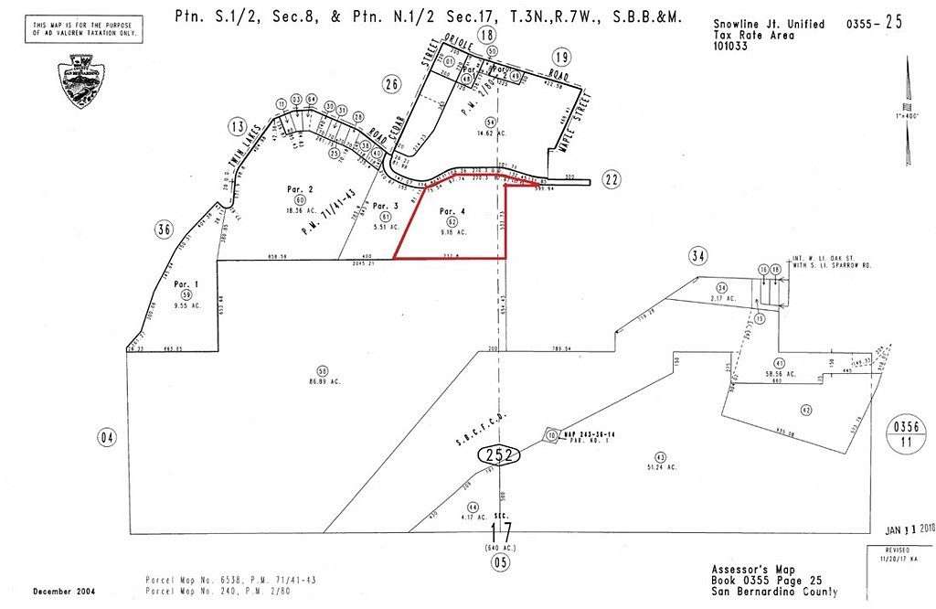 9.18 Acres of Land for Sale in Wrightwood, California