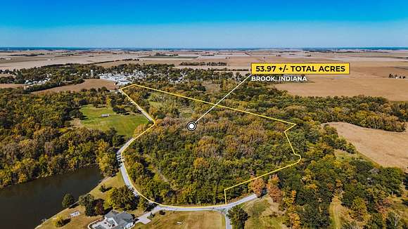 53.97 Acres of Land for Sale in Brook, Indiana