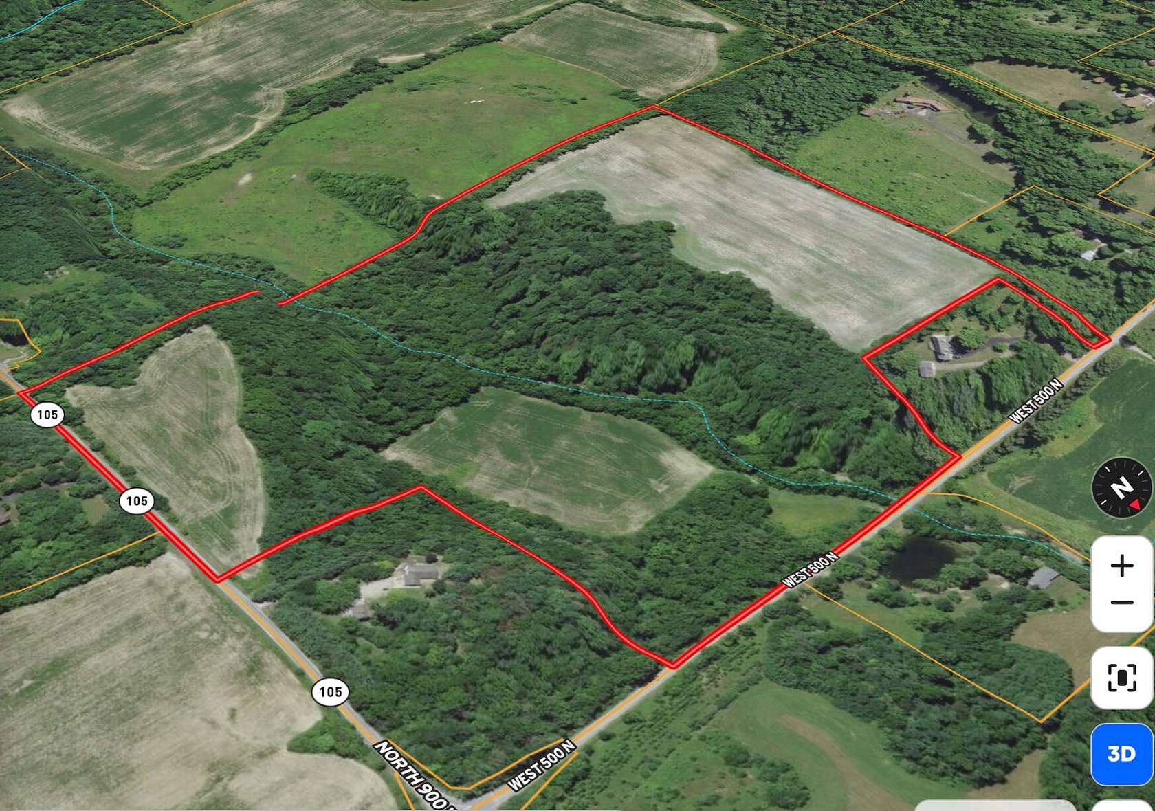 52 Acres of Recreational Land for Sale in Andrews, Indiana