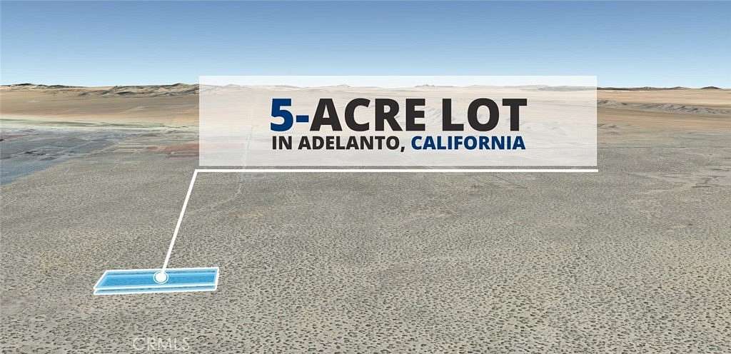 5 Acres of Land for Sale in Adelanto, California