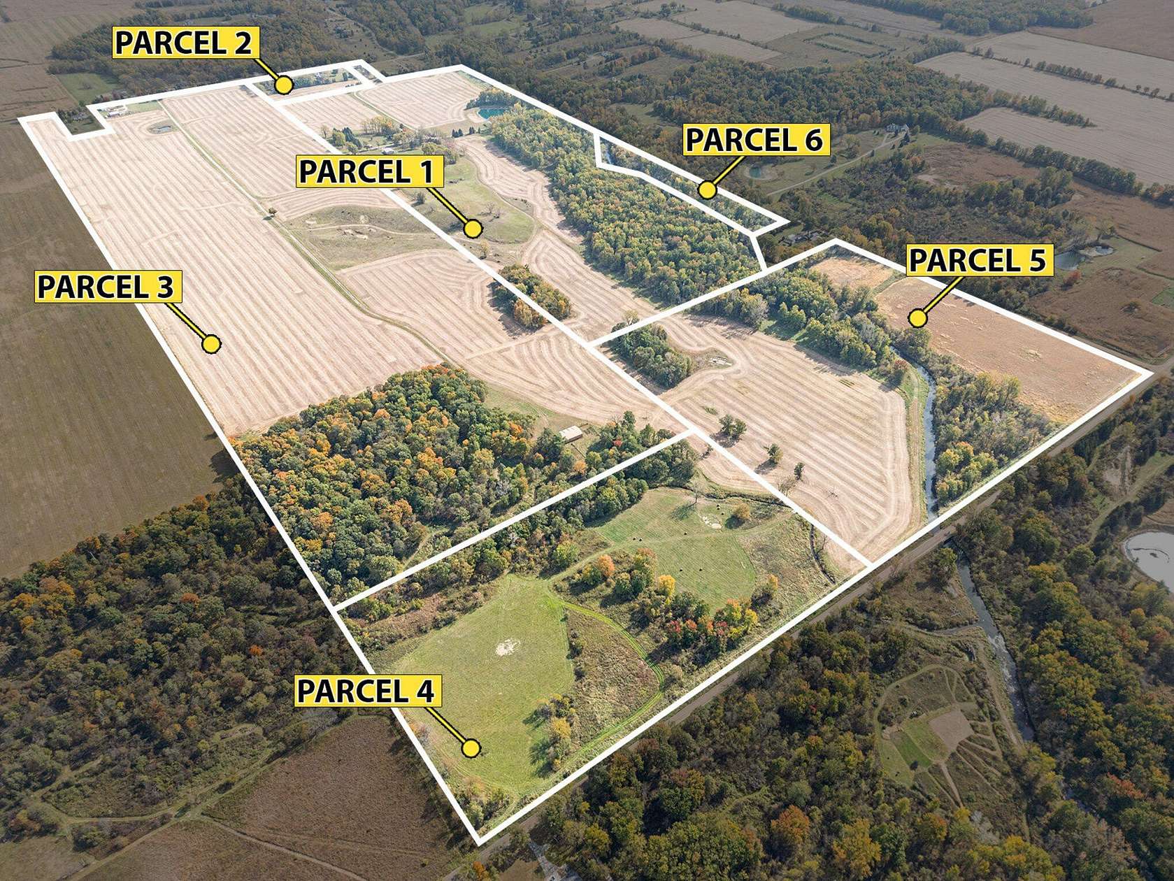 311 Acres of Agricultural Land with Home for Sale in Charlotte, Michigan