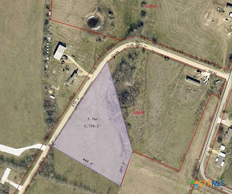 3.7 Acres of Residential Land for Sale in Troy, Texas