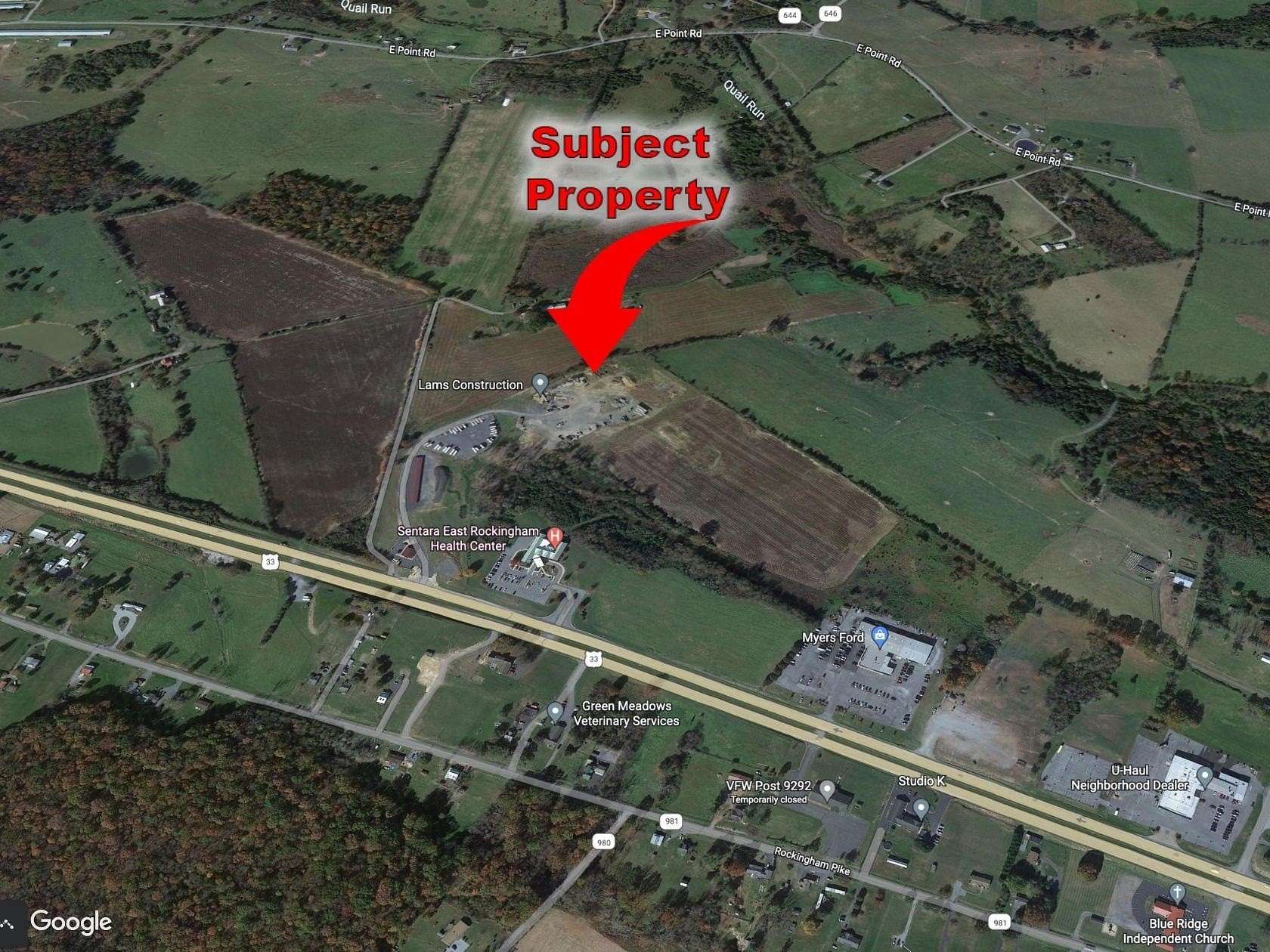 5 Acres of Improved Commercial Land for Sale in Elkton, Virginia