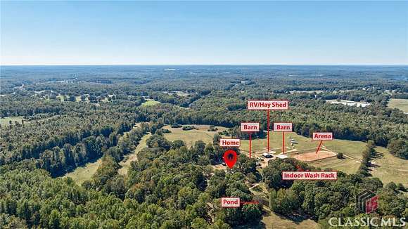 102.93 Acres of Land with Home for Sale in Nicholson, Georgia