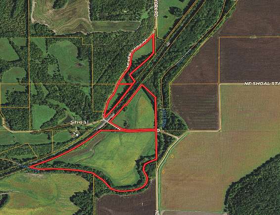 86.8 Acres of Recreational Land & Farm for Auction in Hamilton, Missouri