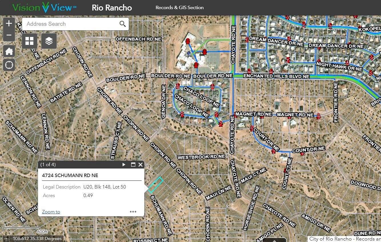 0.5 Acres of Residential Land for Sale in Rio Rancho, New Mexico