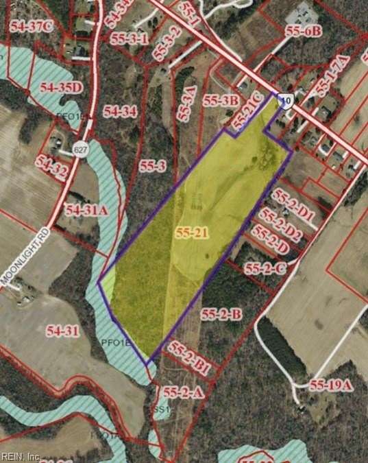 38.514 Acres of Recreational Land & Farm for Sale in Surry, Virginia