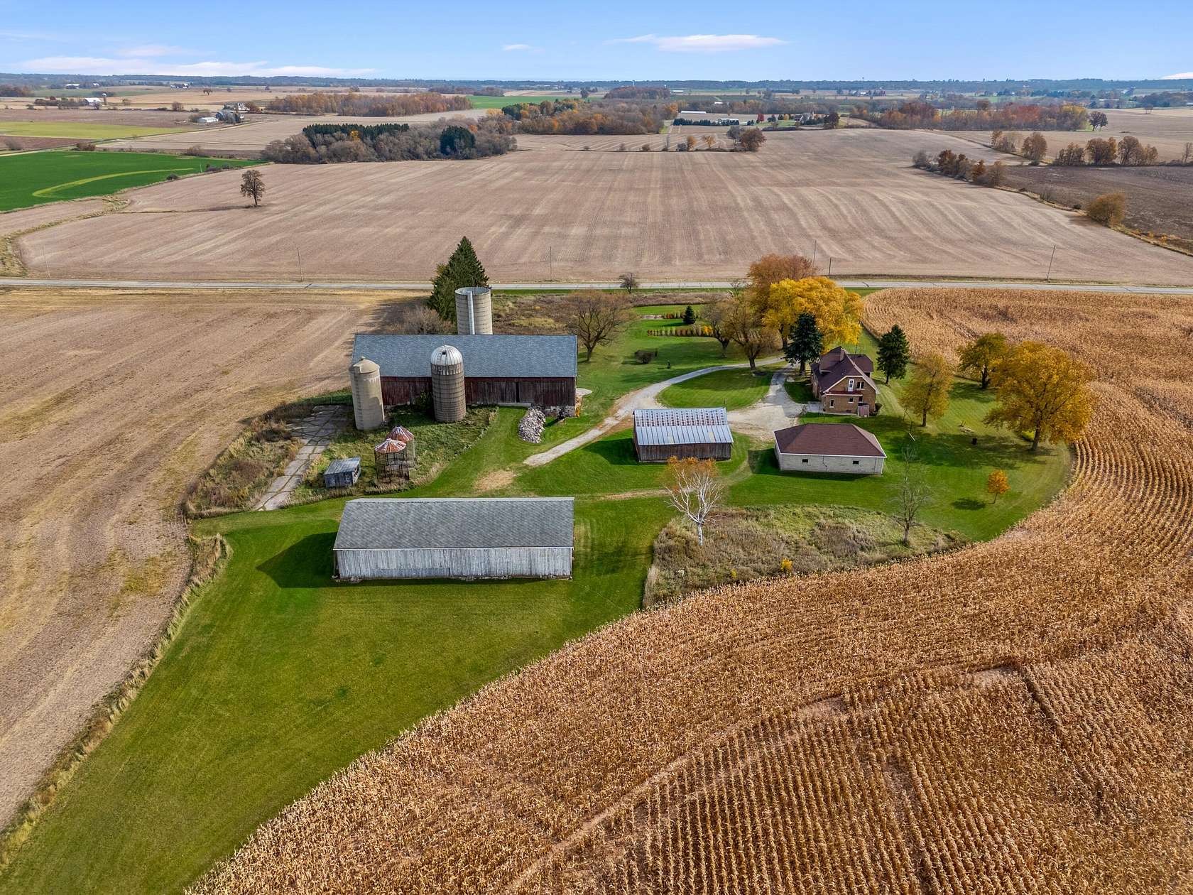 220.63 Acres of Land with Home for Sale in Belgium, Wisconsin