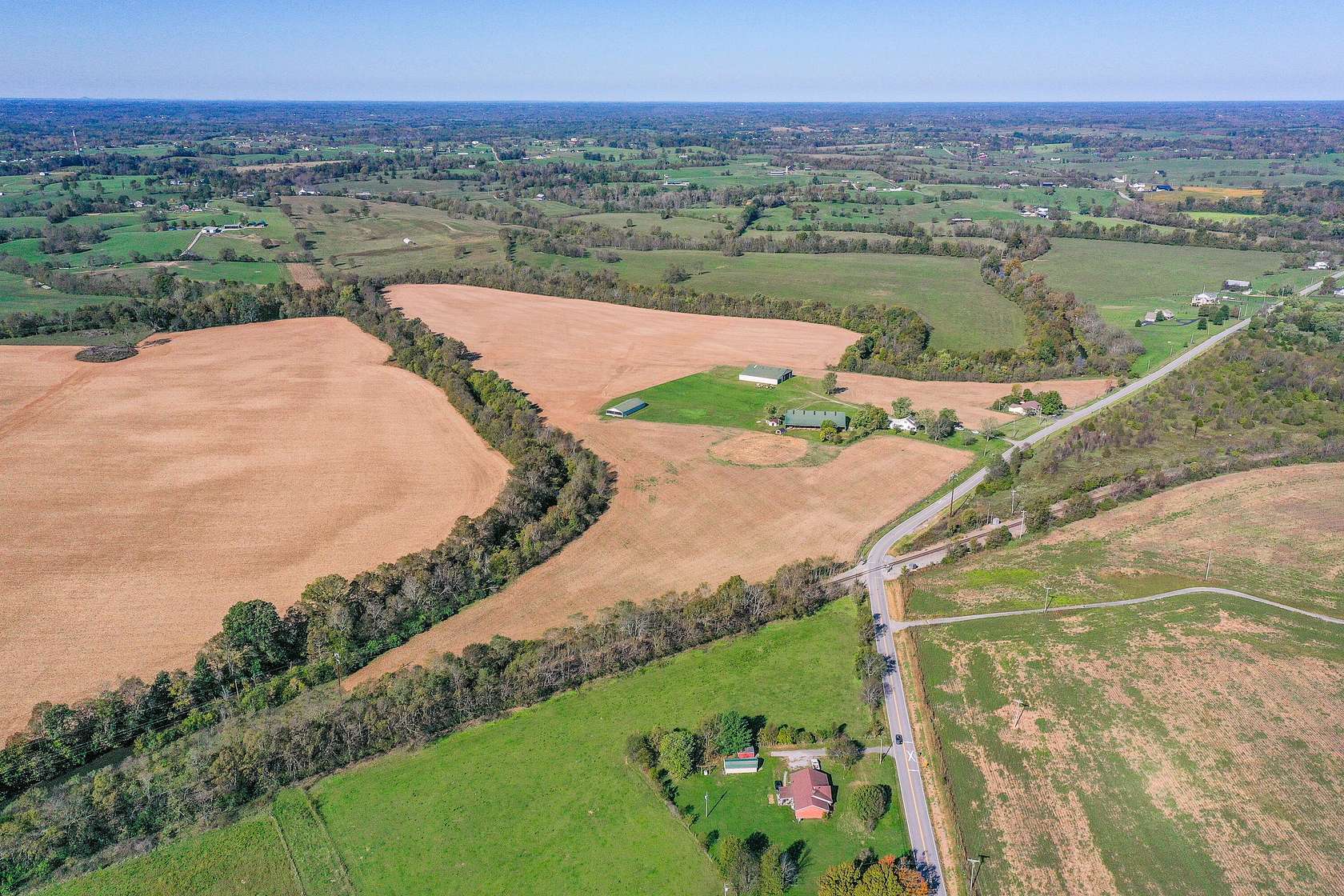 20.68 Acres of Agricultural Land with Home for Sale in Harrodsburg, Kentucky