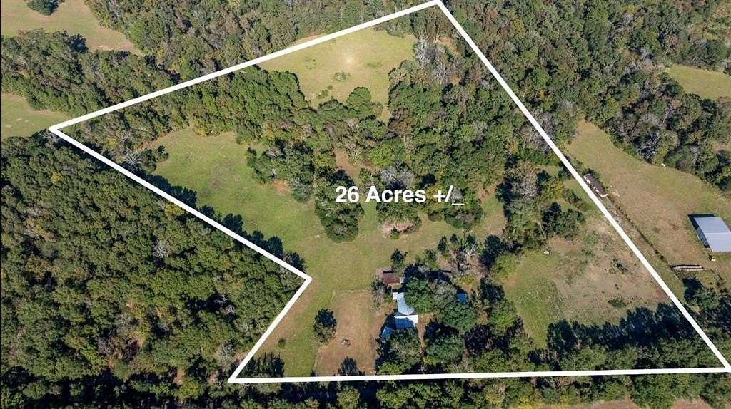 26 Acres of Land with Home for Sale in Chireno, Texas