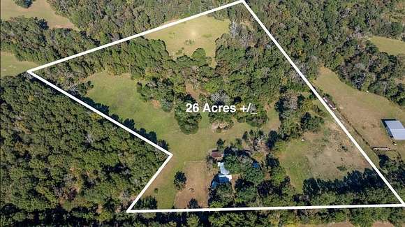 26 Acres of Land with Home for Sale in Chireno, Texas