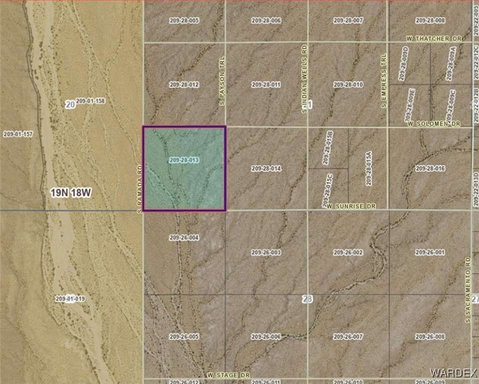 40 Acres of Land for Sale in Golden Valley, Arizona