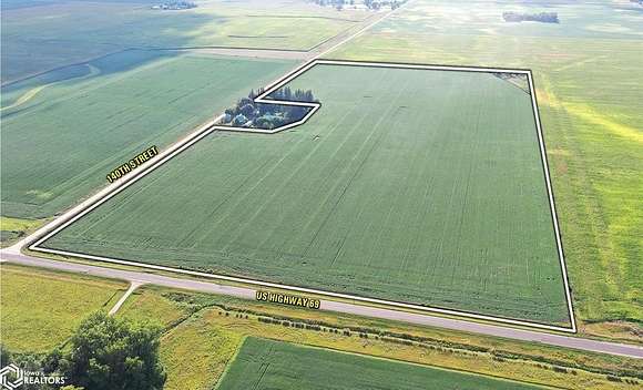 557 Acres of Agricultural Land with Home for Auction in Klemme, Iowa