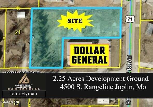 2 Acres of Commercial Land for Sale in Joplin, Missouri