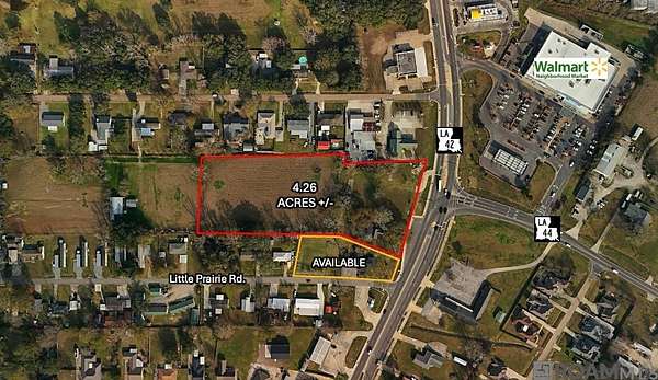 4.26 Acres of Mixed-Use Land for Sale in Prairieville, Louisiana