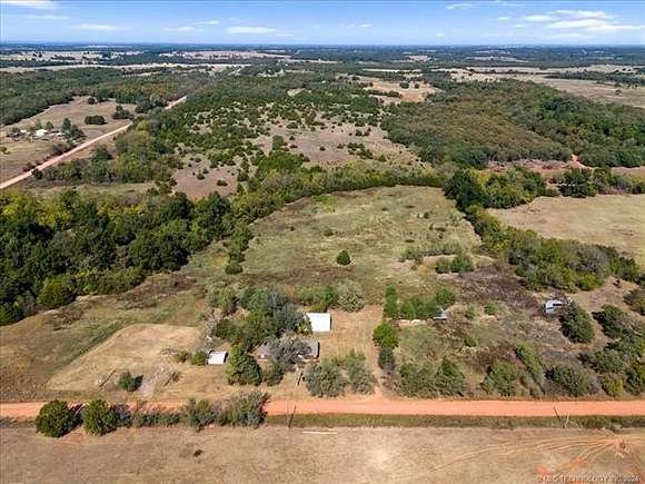 12 Acres of Land with Home for Sale in Carney, Oklahoma