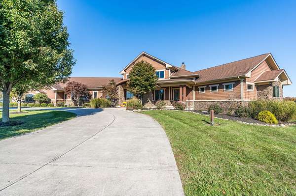 28.2 Acres of Land with Home for Sale in Piqua, Ohio